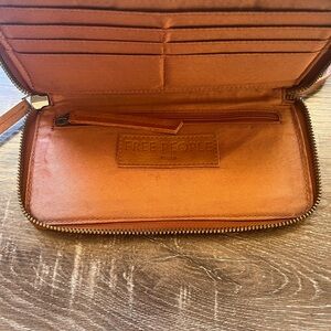 Free People Women’s Vegan Leather Tan Wallet
